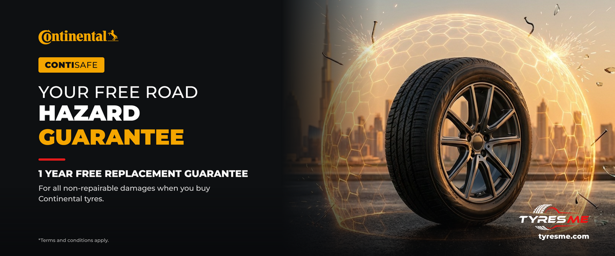 ContiSafe – 1 year free tyre replacement guarantee with Continental tyres