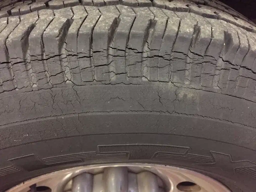 Is it OK to drive on dry rotted tires