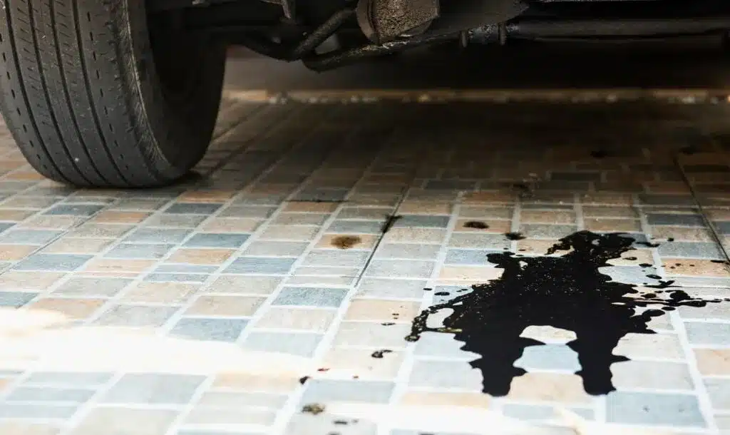 most common cause of oil leak in car